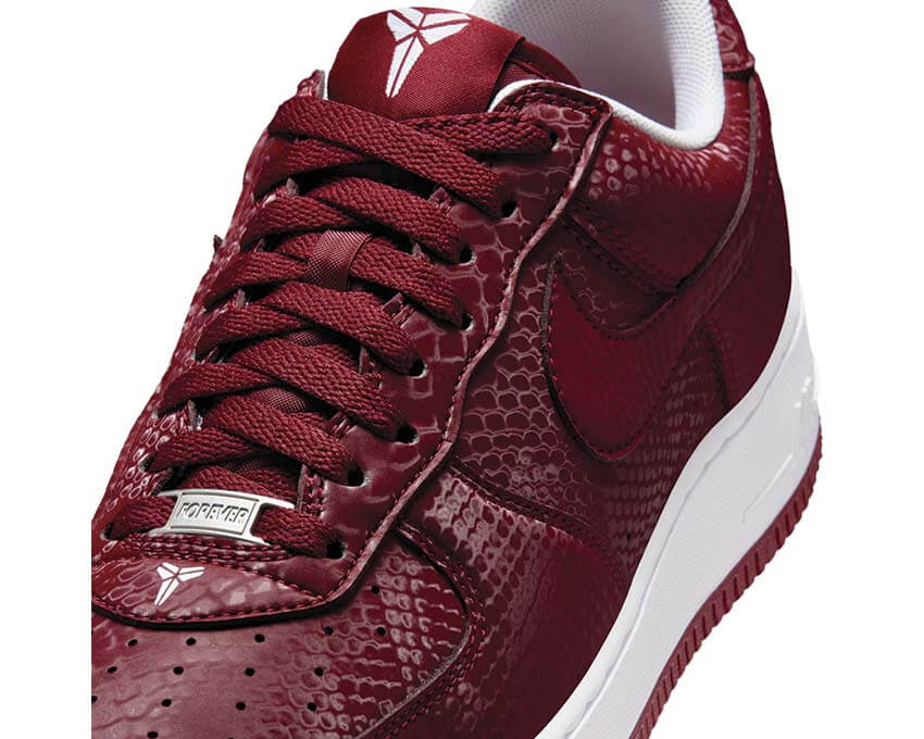 Nike x Kobe Air Force 1 Low "Forever Team Red" - Image 2