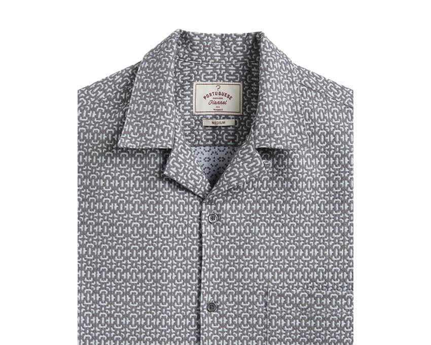 Portuguese Flannel Abstract Tile Shirt - Image 2