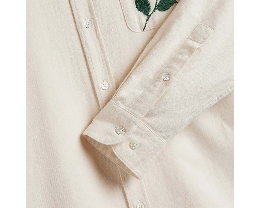 Portuguese Flannel Embroidery Flannel Shirt - Image 3