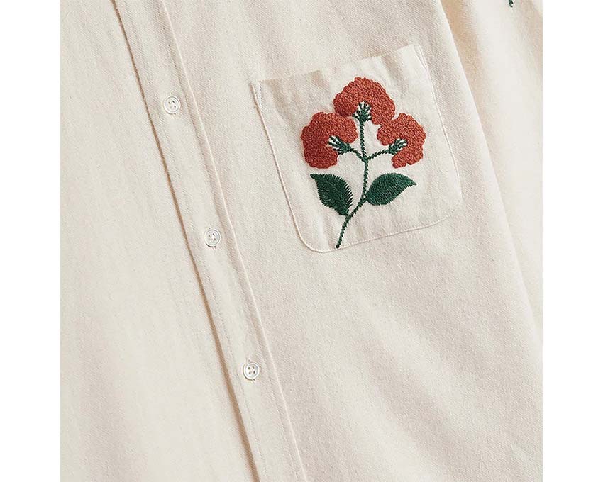 Portuguese Flannel Embroidery Flannel Shirt - Image 4