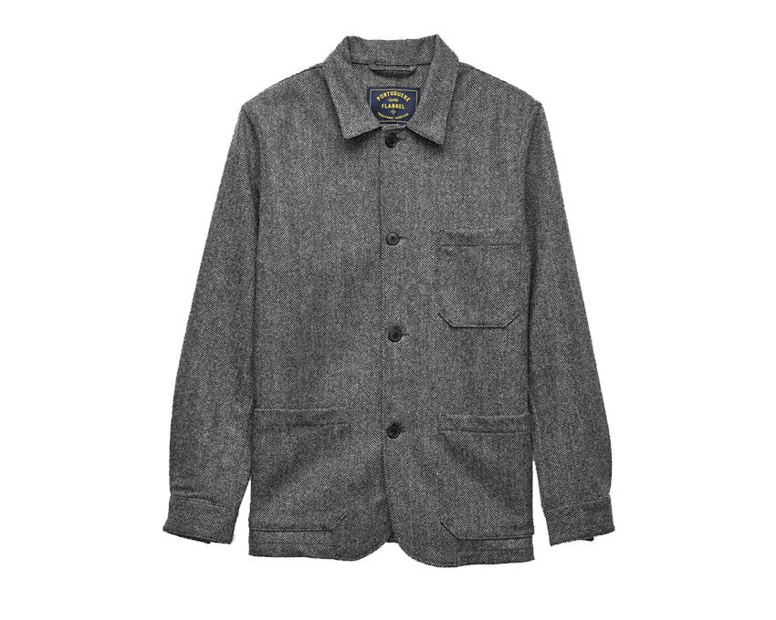 Portuguese Flannel Labura Herringbone Wool