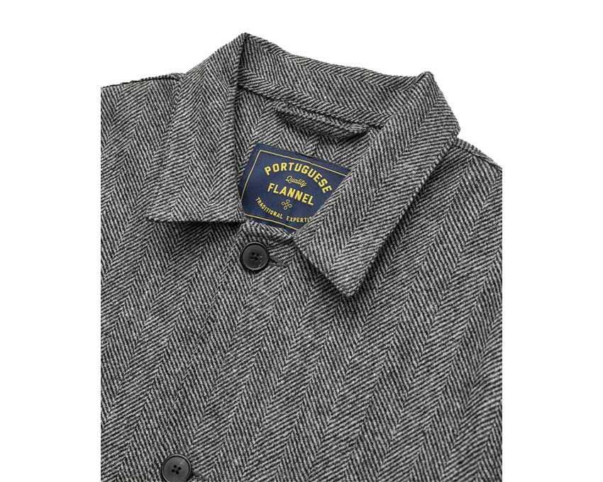Portuguese Flannel Labura Herringbone Wool - Image 3