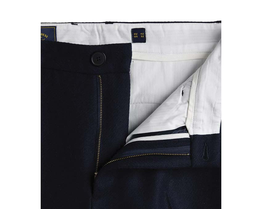 Portuguese Flannel Single Pleat Trousers - Image 3