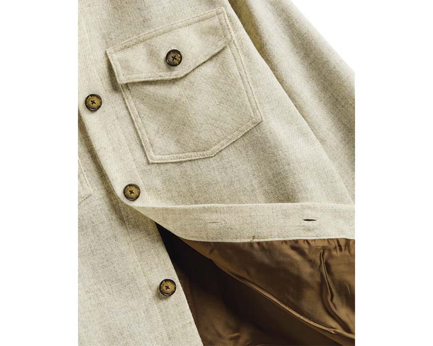 Portuguese Flannel Wool Field Overshirt - Image 3