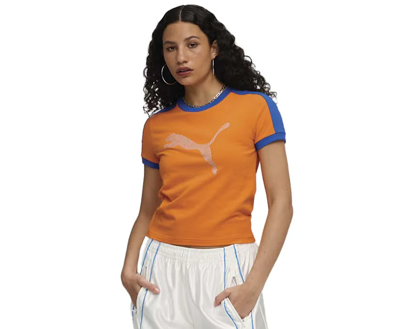 Puma x Fenty T7 Tee "Rickie Orange" - Image 3