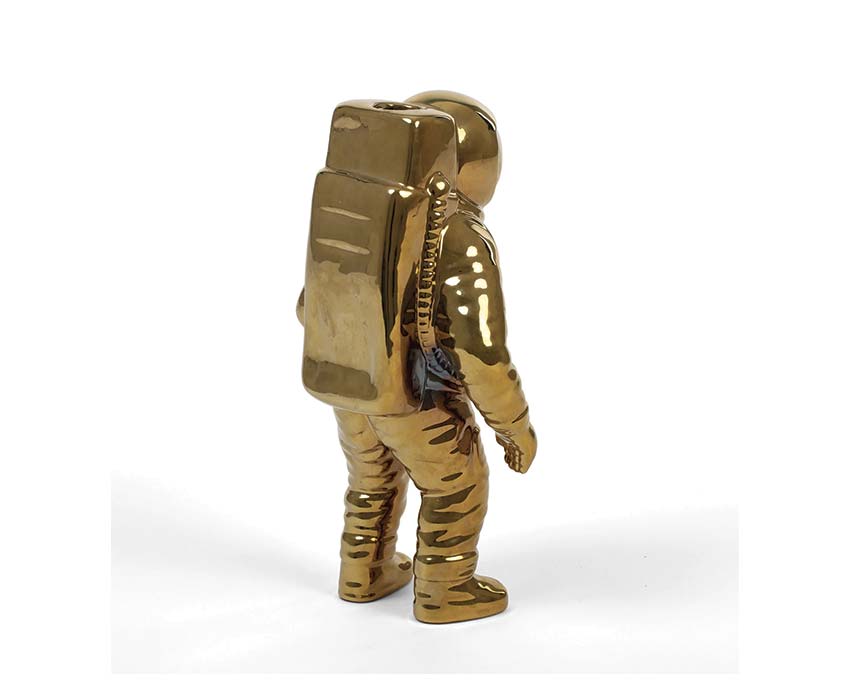 Seletti Cosmic Diner Starman Vase Gold - Image 3