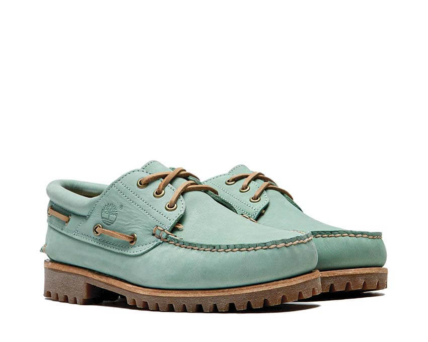 Timberland Authentic Boat Shoe "Green Nubuck" - Image 3