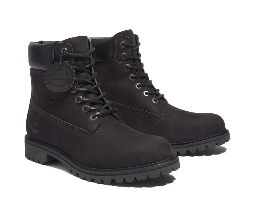 Timberland Luxe Mid Waterproof Boot "Black Nubuck" - Image 3