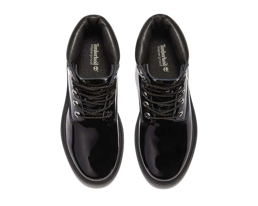 Timberland Premium 6 Inch Lace Up Waterproof "Black Patent Leather" - Image 4