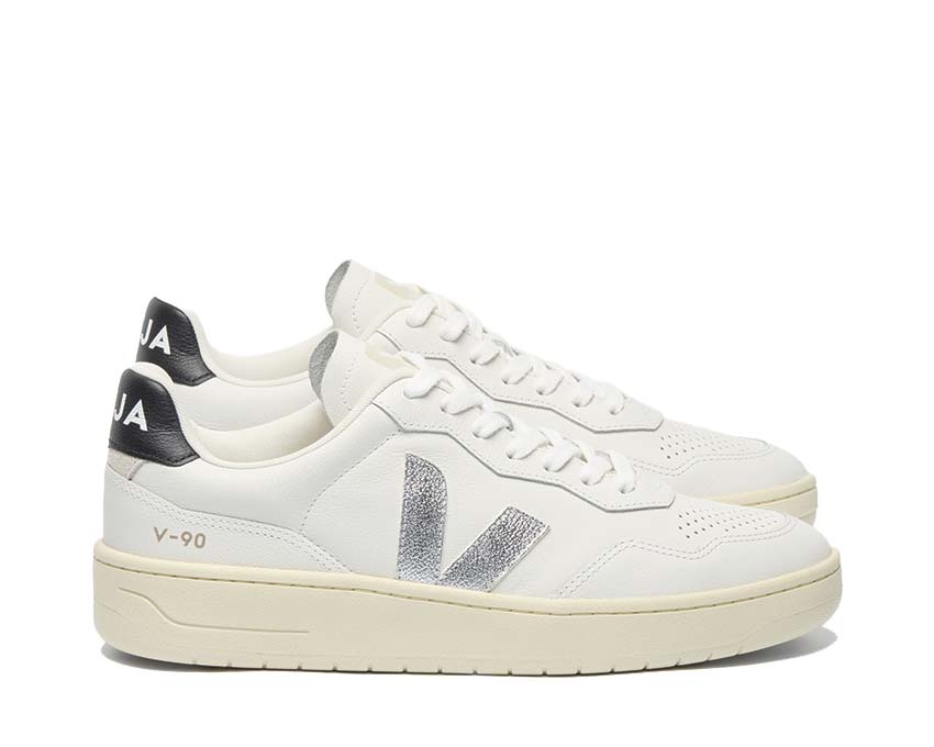 Veja V-90 O.T. Leather "Silver" - Image 3